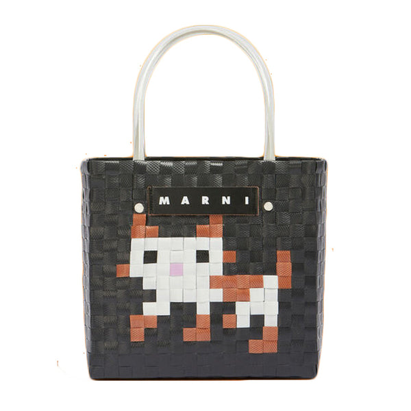 【超特価アウトレットセール！】人気アイテム再入荷！MARNI(マルニ) MARKET アニマルバスケットバッグトートバッグ 人気 カゴバッグ